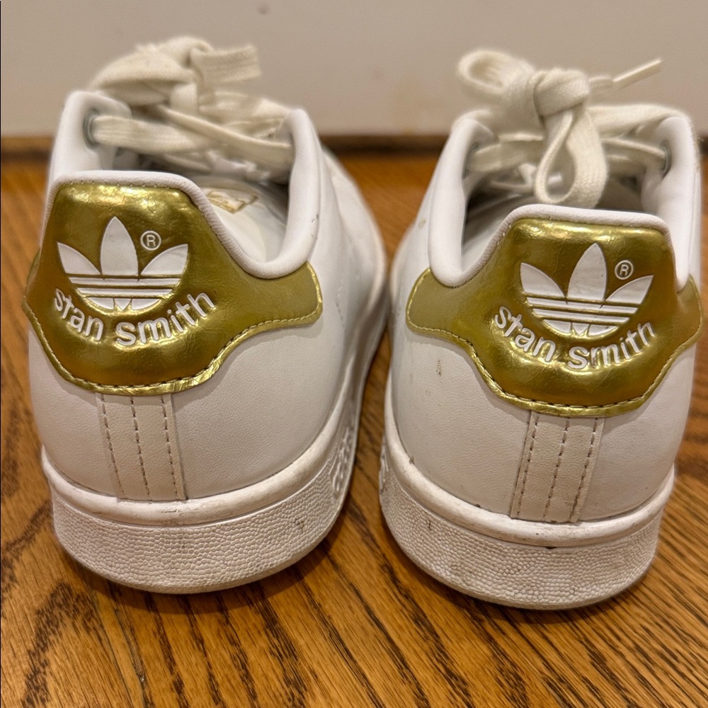 Adidas Stan Smith White with Gold Detail